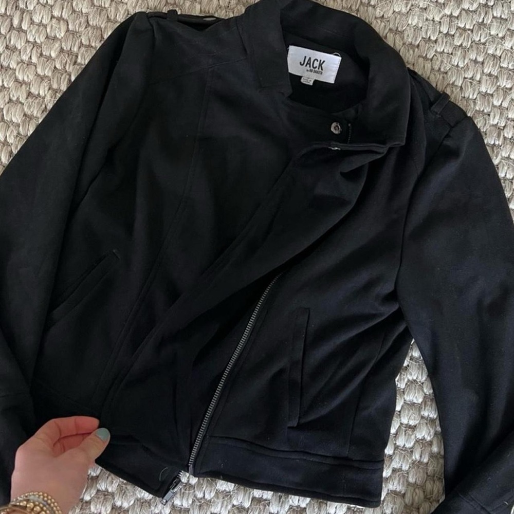 BB Dakota Black  Suede Jacket